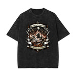 Washed Gothic Graphic Cotton Tee