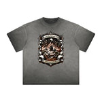 Vintage Frayed Gothic Pattern Tee