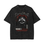 Washed Gothic Graphic Cotton Tee