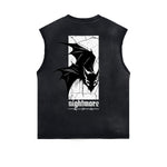 Frayed Edge Gothic Graphic Tank Top