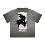 Vintage Frayed Gothic Pattern Tee