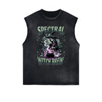 Frayed Edge Gothic Graphic Tank Top