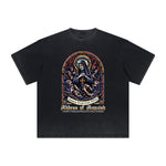 Thick Faded Gothic Graphic T Shirt