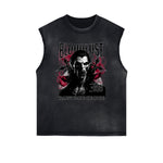 Frayed Edge Gothic Graphic Tank Top