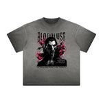 Vintage Frayed Gothic Pattern Tee