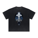 Thick Faded Gothic Graphic T Shirt