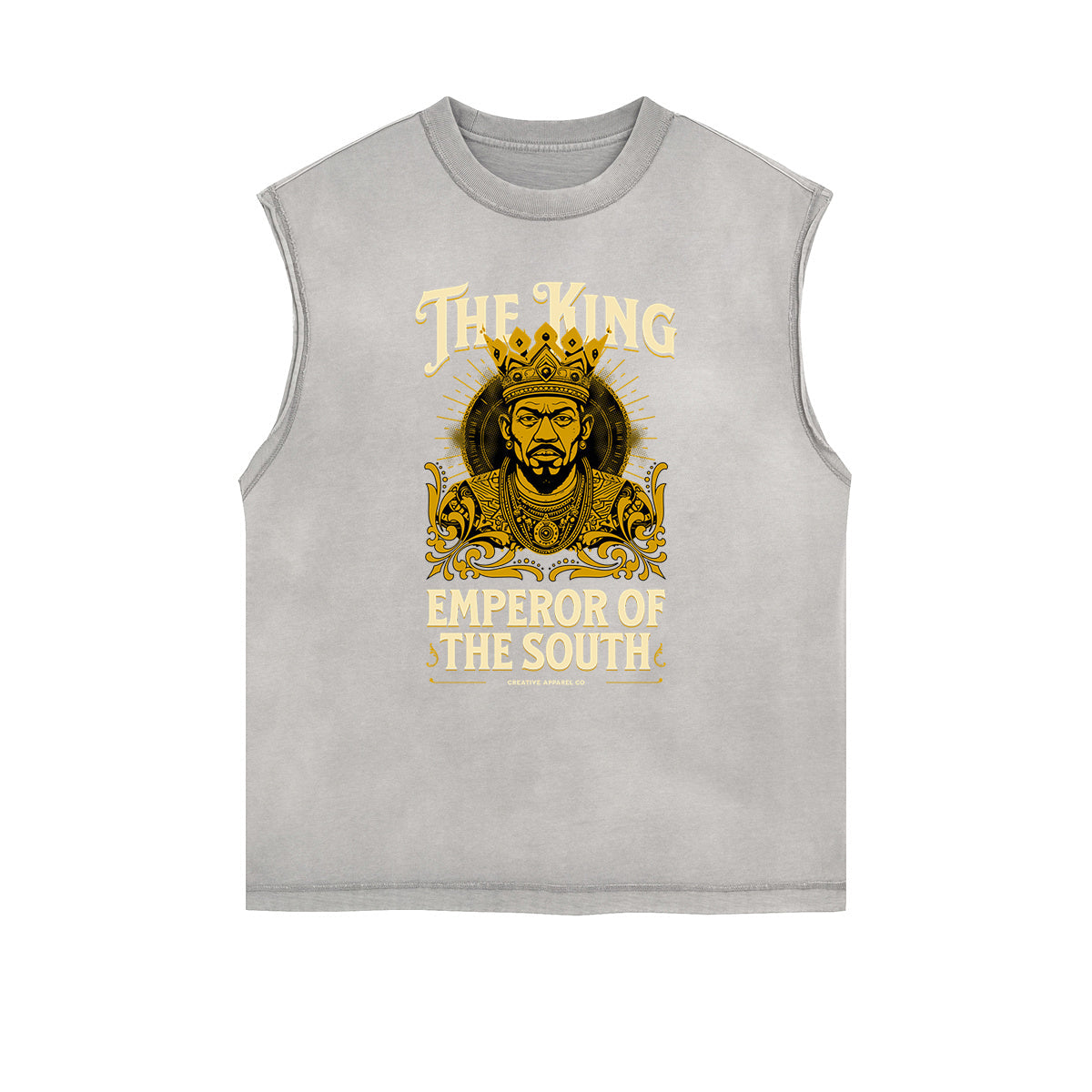 Frayed Edge King Graphic Tank Top