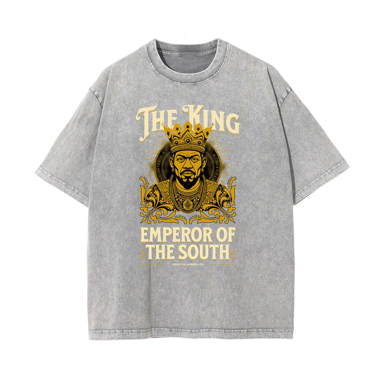 Washed Cotton King Graphic Tee