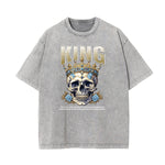 Washed Cotton King Graphic Tee