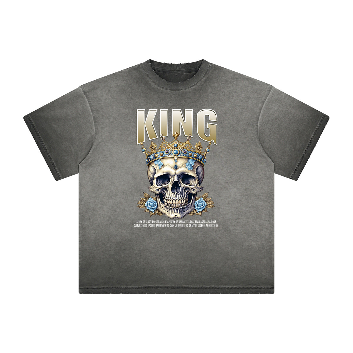 Heavyweight Washed King Graphic Tee