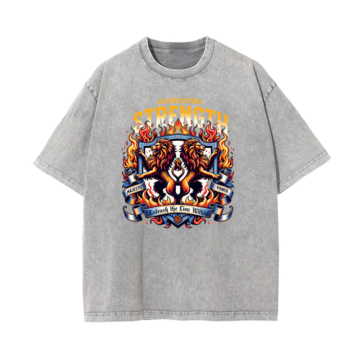 Washed Cotton King Graphic Tee