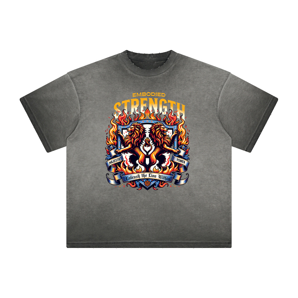 Heavyweight Washed King Graphic Tee