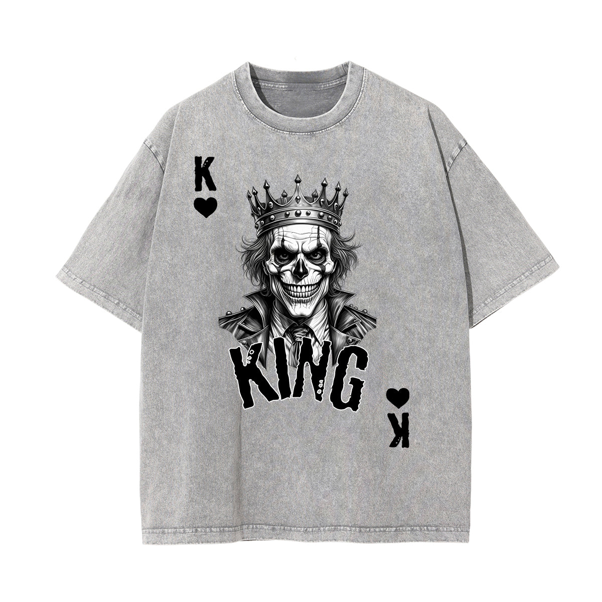 Washed Cotton King Graphic Tee