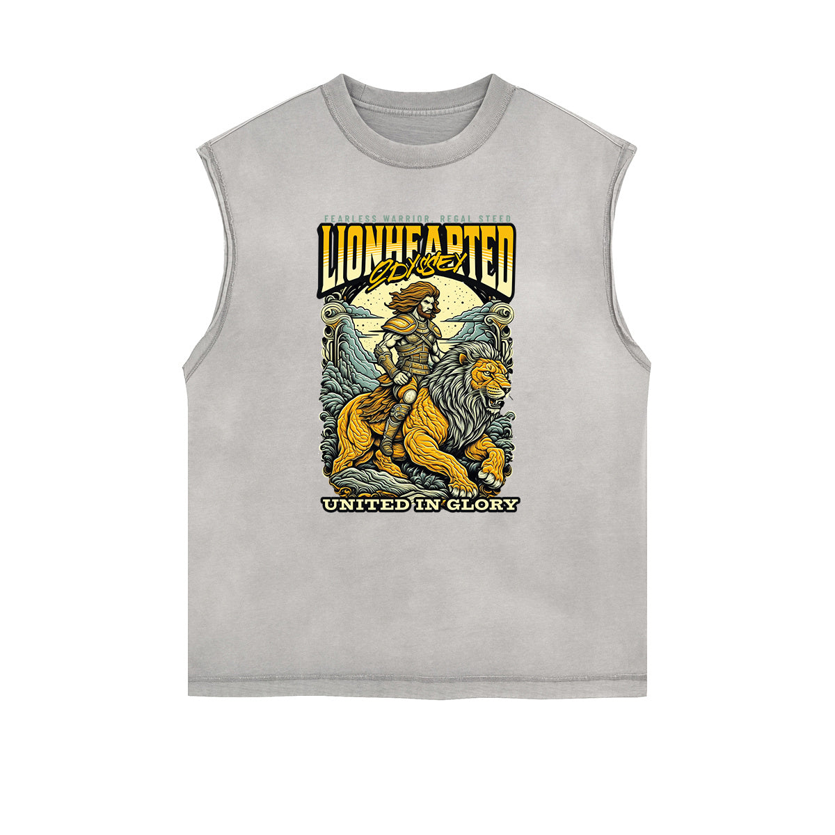 Frayed Edge King Graphic Tank Top