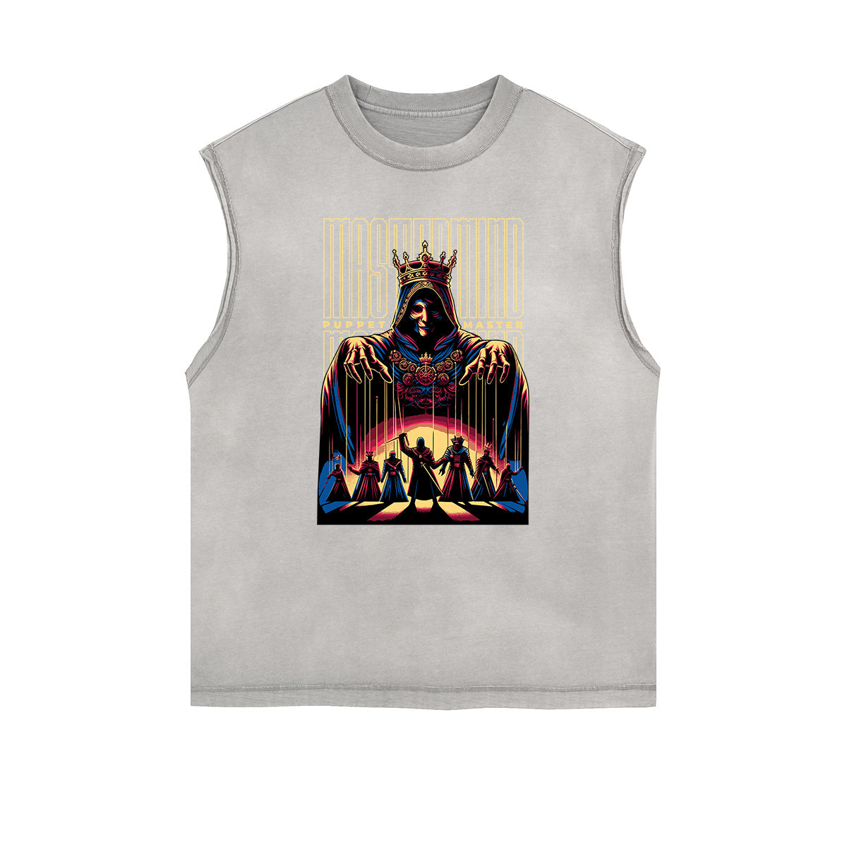Frayed Edge King Graphic Tank Top