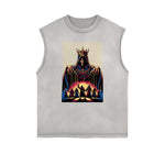 Frayed Edge King Graphic Tank Top