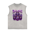 Frayed Edge King Graphic Tank Top