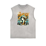 Frayed Edge Queen Graphic Tank Top