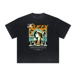 Heavyweight Washed Queen Graphic T-Shirt