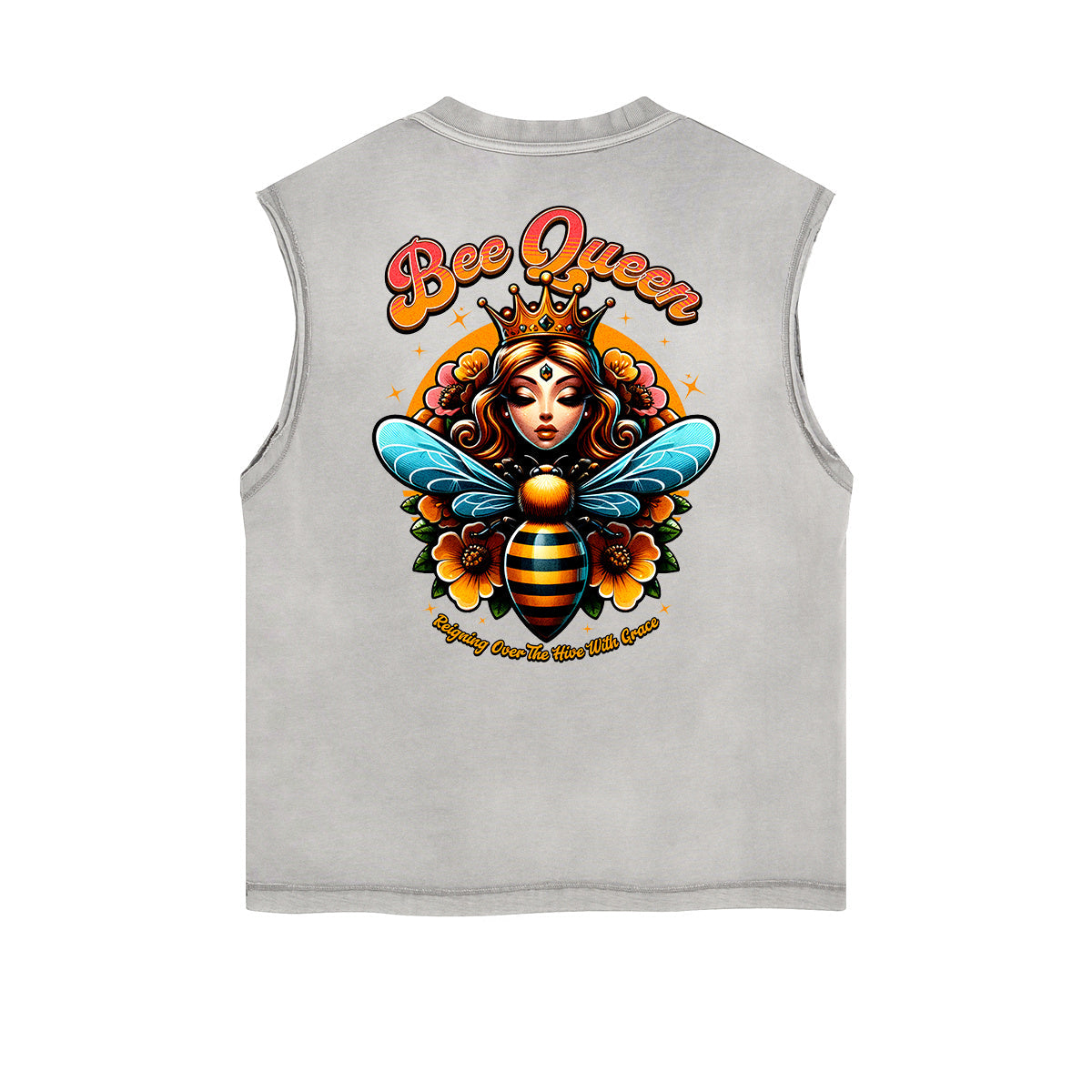 Frayed Edge Queen Graphic Tank Top