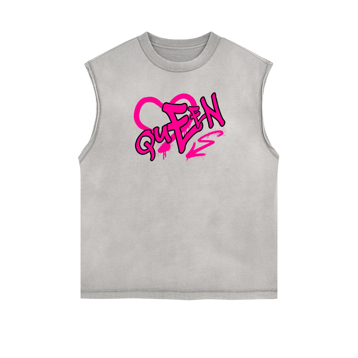 Frayed Edge Queen Graphic Tank Top