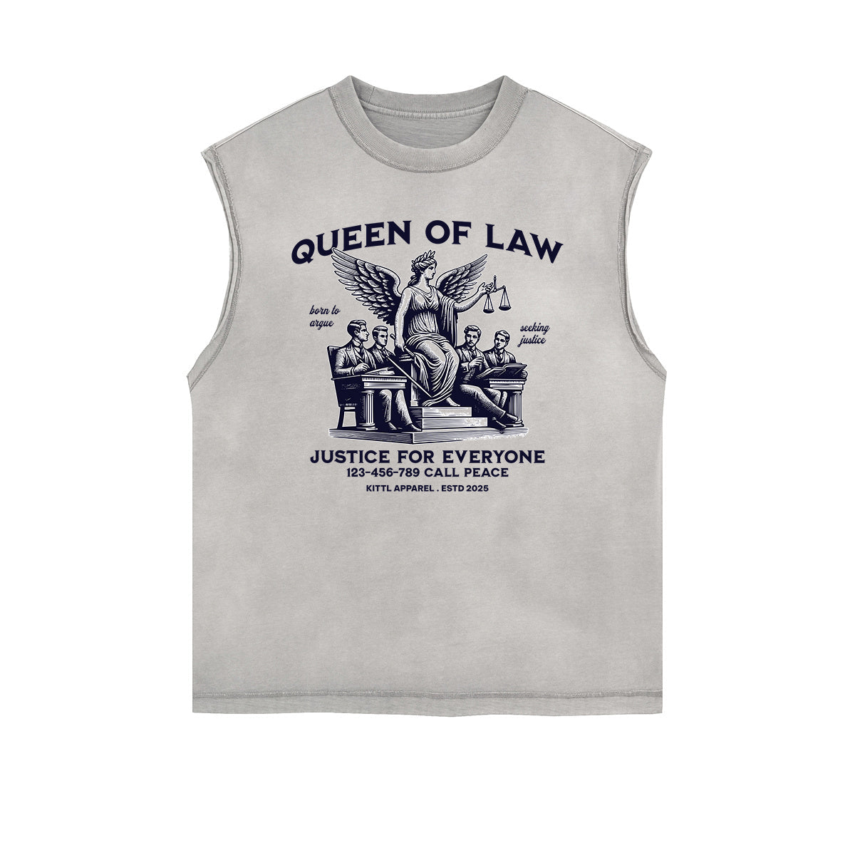 Frayed Edge Queen Graphic Tank Top