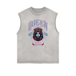 Frayed Edge Queen Graphic Tank Top