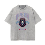 Washed Cotton Queen Graphic Tee