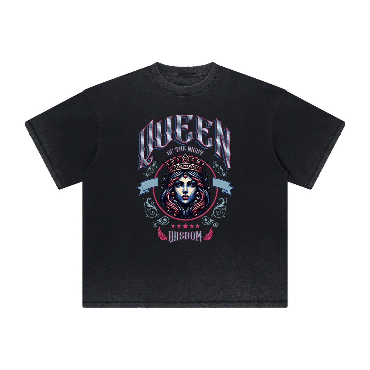 Heavyweight Washed Queen Graphic T-Shirt