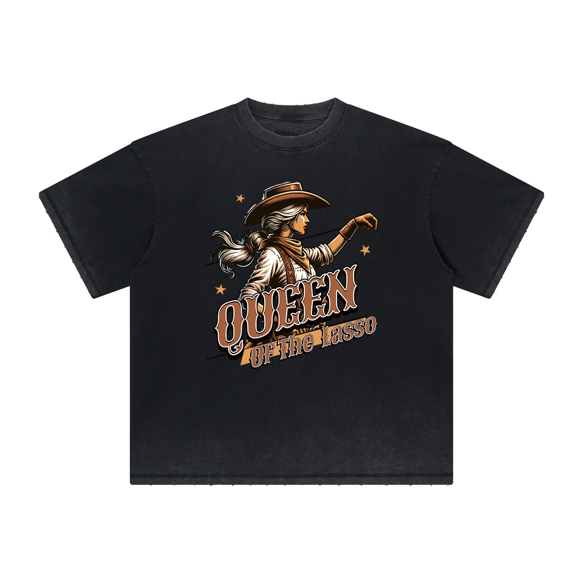 Heavyweight Washed Queen Graphic T-Shirt