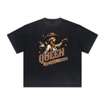 Heavyweight Washed Queen Graphic T-Shirt