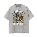 Washed Cotton Queen Graphic Tee