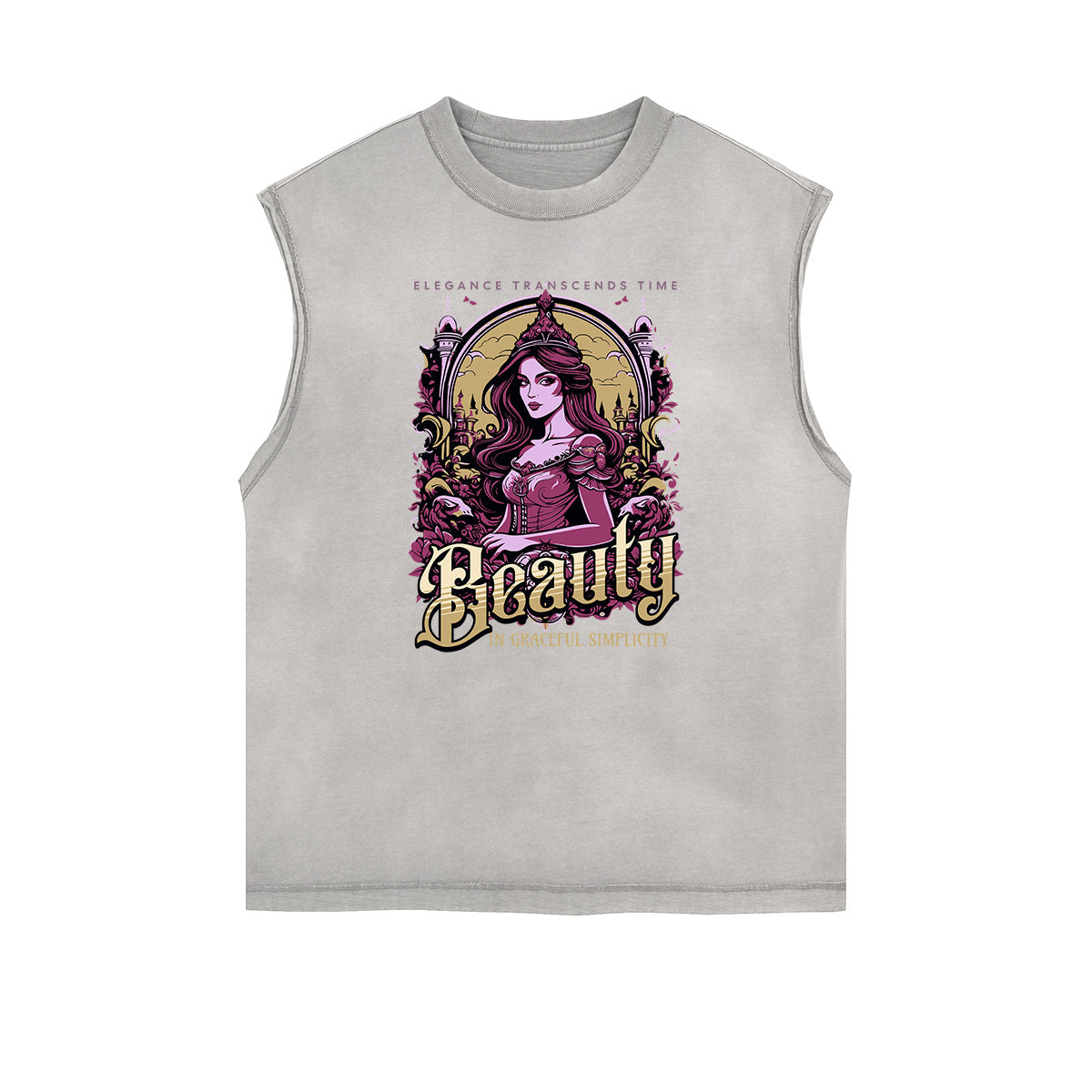 Frayed Edge Queen Graphic Tank Top