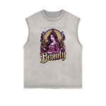 Frayed Edge Queen Graphic Tank Top
