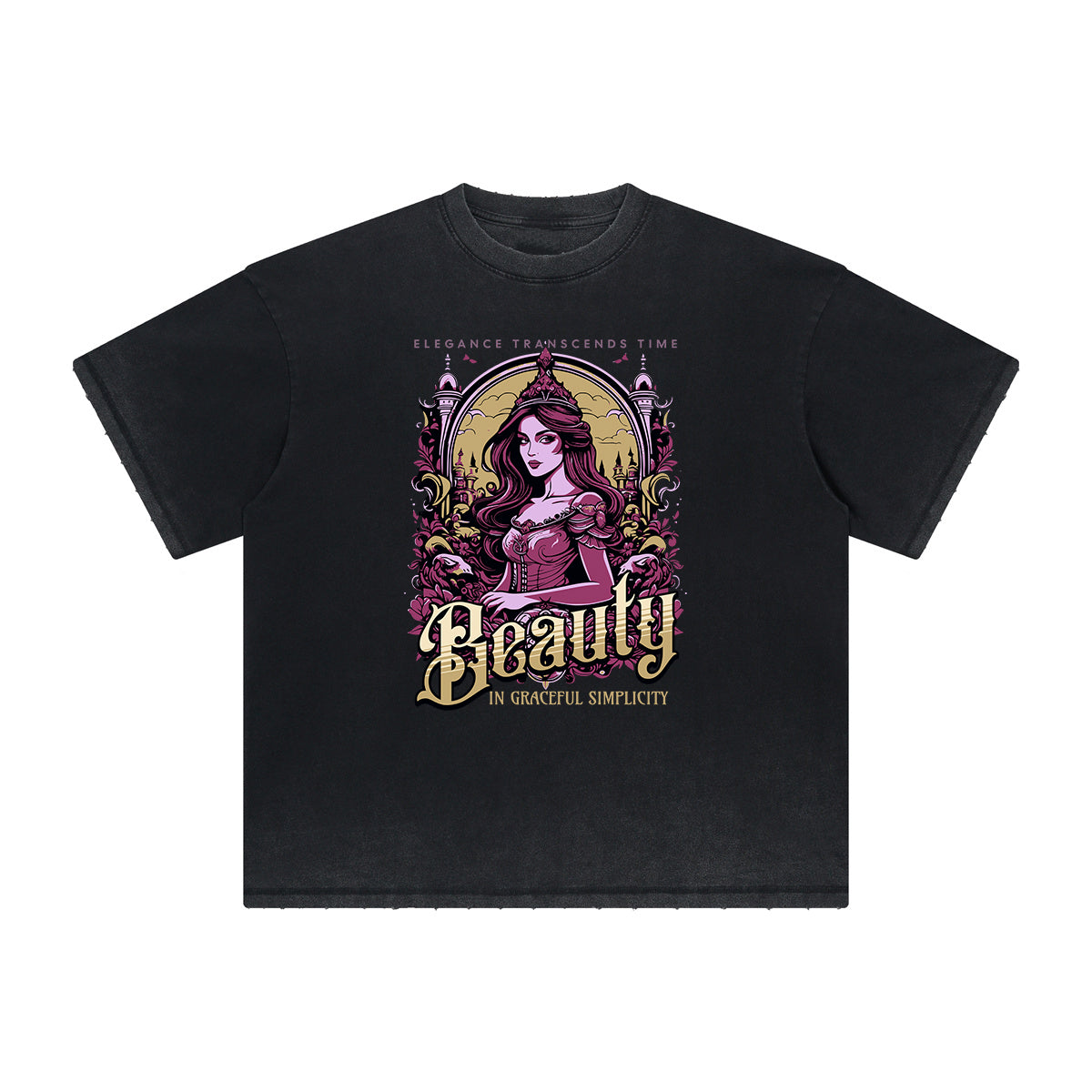 Heavyweight Washed Queen Graphic T-Shirt