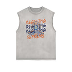 Frayed Edge Queen Graphic Tank Top