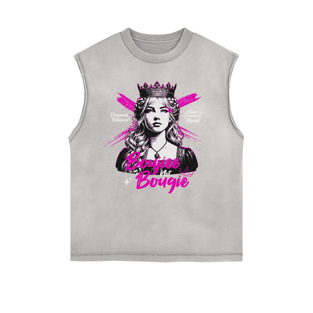 Frayed Edge Queen Graphic Tank Top
