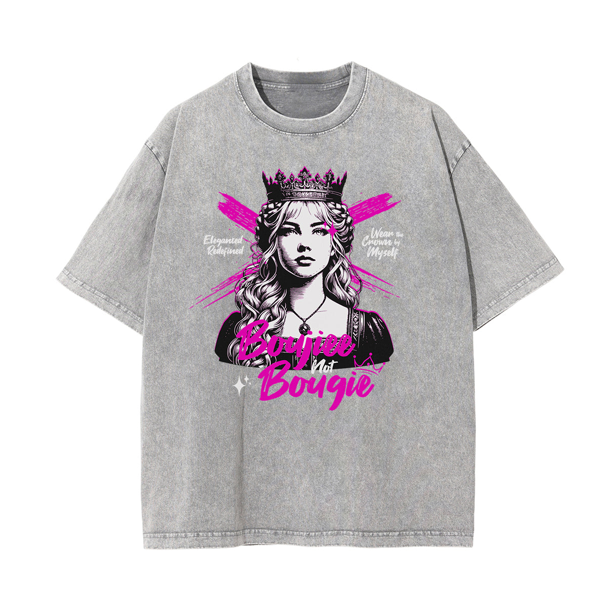 Washed Cotton Queen Graphic Tee