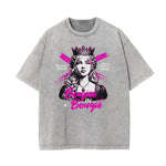 Washed Cotton Queen Graphic Tee