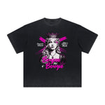 Heavyweight Washed Queen Graphic T-Shirt
