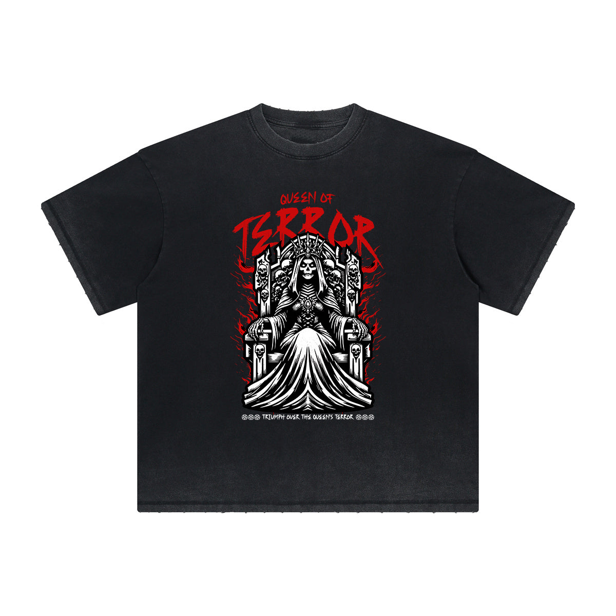 Heavyweight Washed Queen Graphic T-Shirt
