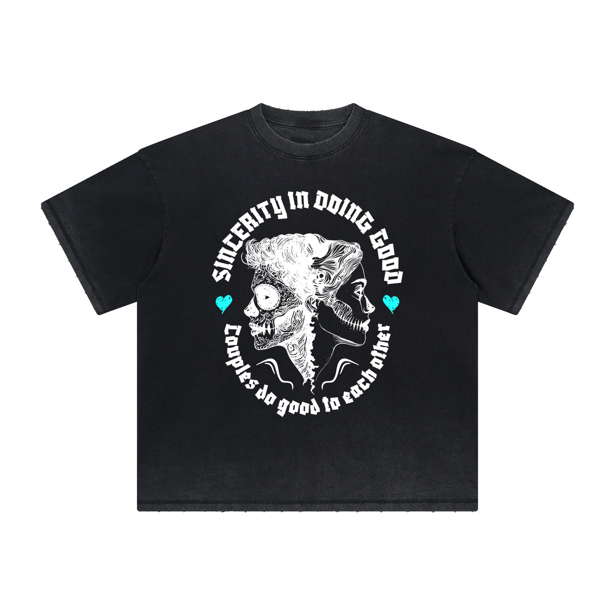 Heavyweight Washed Queen Graphic T-Shirt