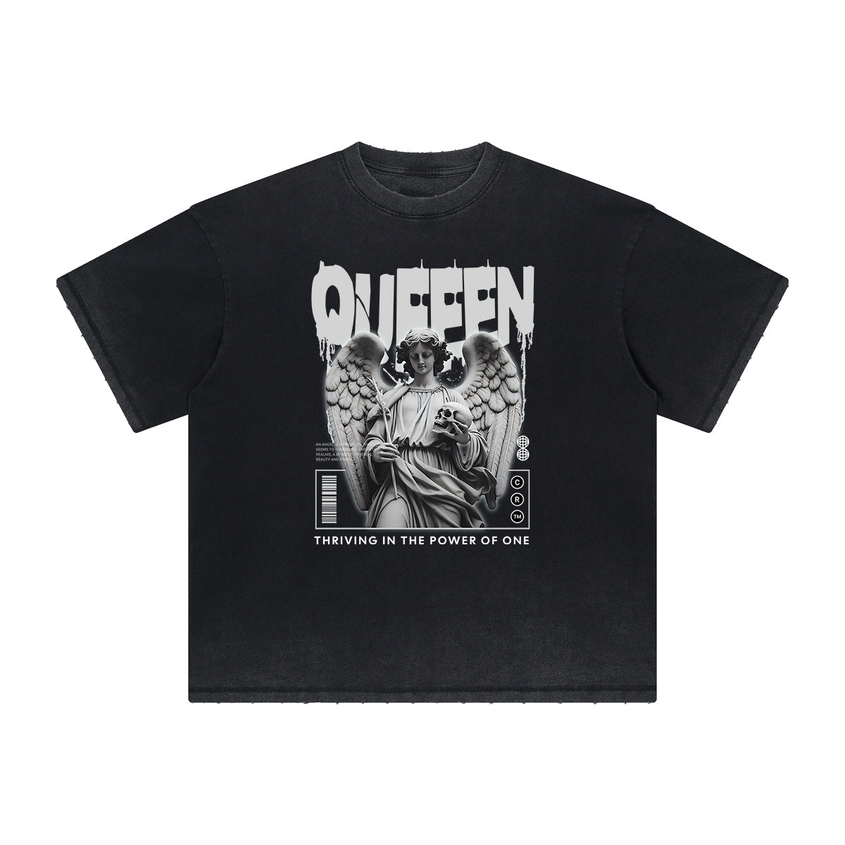 Heavyweight Washed Queen Graphic T-Shirt