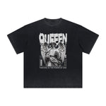 Heavyweight Washed Queen Graphic T-Shirt