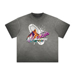 Heavyweight Washed Graffiti Graphic Tee