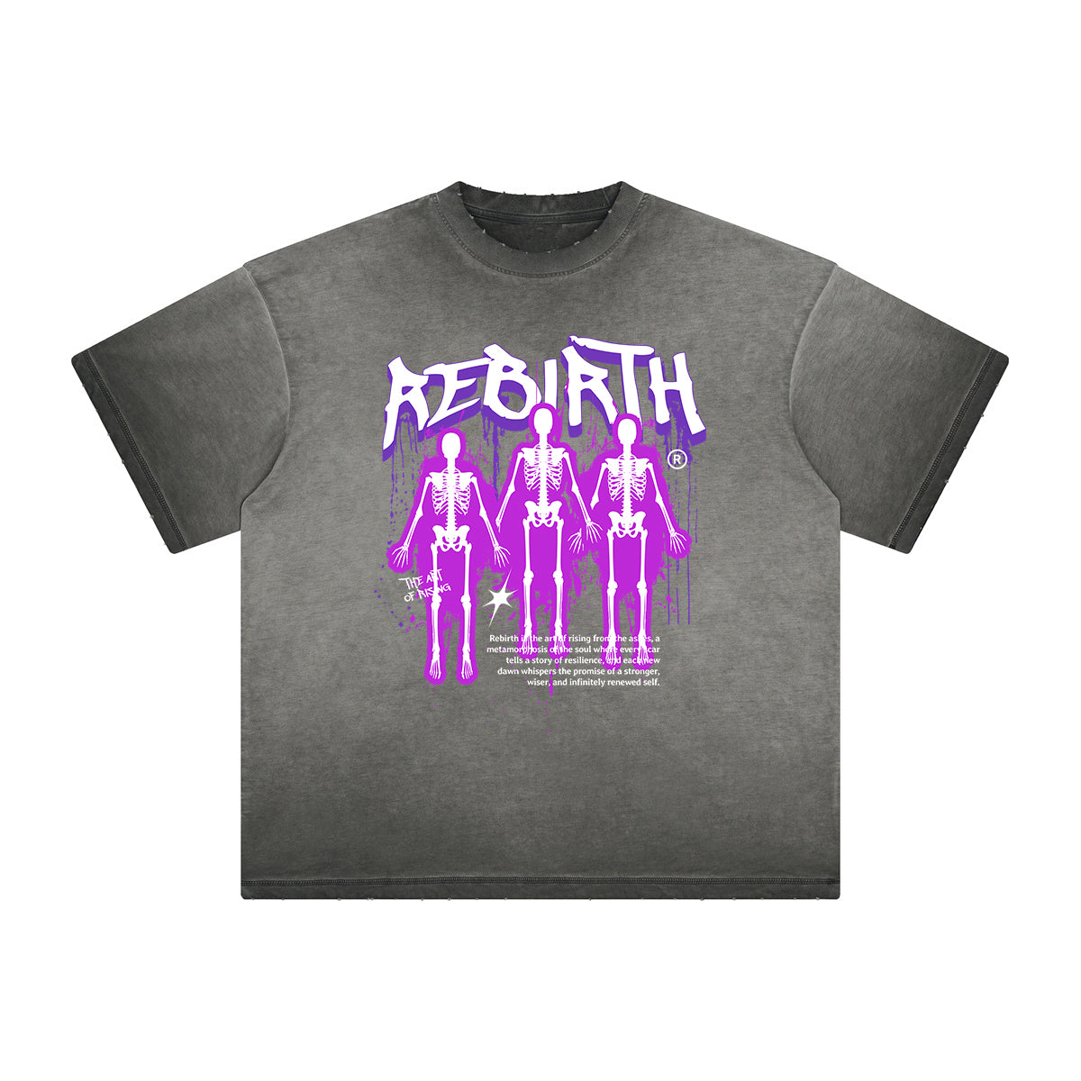 Heavyweight Washed Graffiti Graphic Tee