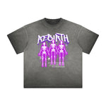 Heavyweight Washed Graffiti Graphic Tee