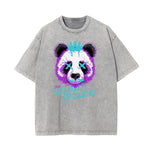 Stone-Washed Street Art Graffiti Graphic Tee