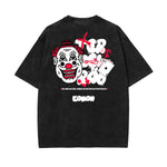 Stone-Washed Clown Graffiti Tee