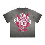 Heavyweight Washed Graffiti Graphic Tee